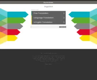 Lingo24.nl(Lingo24 vertaalbureau) Screenshot