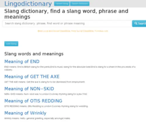 Lingodictionary.com(Lingodictionary) Screenshot