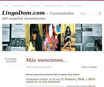 Lingodom.com(Curiosidades) Screenshot