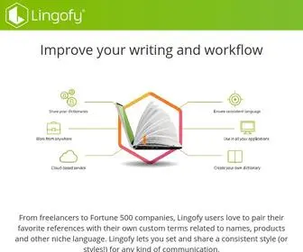 Lingofy.com(Lingofy spell) Screenshot