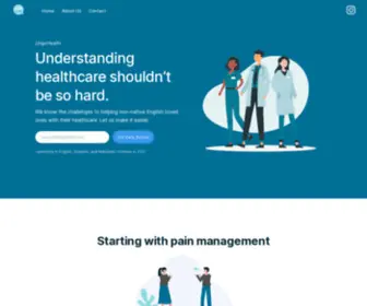 Lingohealth.io(Digital Health for Immigrants) Screenshot