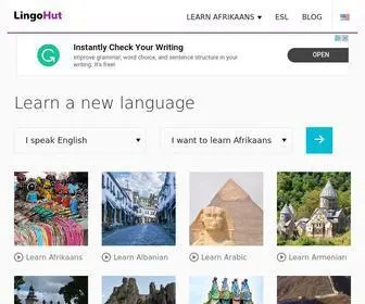 Lingohut.com(Discover the easiest way to learn a new language with LingoHut. Our free platform) Screenshot