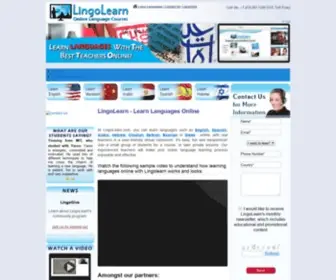 Lingolearn.com(Learn Languages Online) Screenshot