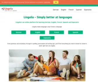 Lingolia.net(Einfach besser in Sprachen) Screenshot