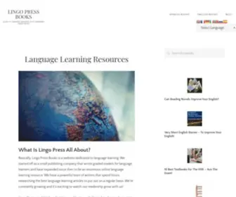 Lingopressbooks.com(Language Learning Resources) Screenshot