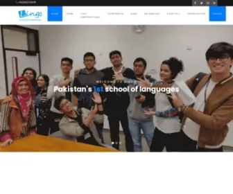 Lingosol.com(School Of Languages) Screenshot