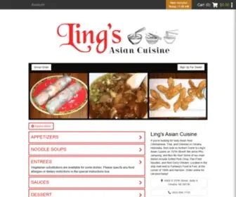 Lingsasiancuisine.com(Ling's Asian Cuisine) Screenshot