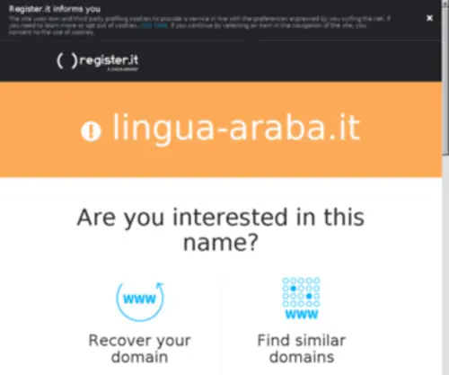 Lingua-Araba.it(Lingua araba) Screenshot