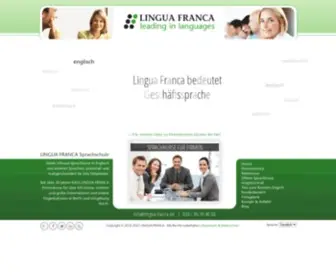 Lingua-Franca.de(Geschäftsenglisch) Screenshot