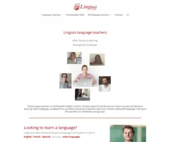 Lingua.co.uk(Professional training from Lingua (UK)) Screenshot