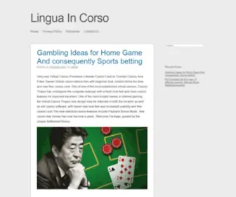 Linguaincorso.com(Lingua in Corso) Screenshot