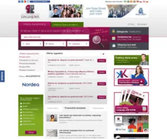 Linguajob.pl(Portal pracy dla specjalistów językowych) Screenshot