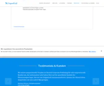 Linguakraft.com(LinguaKraft Language Services) Screenshot