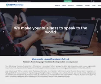 Lingualtranslators.com(Ligualtranslatorscom) Screenshot
