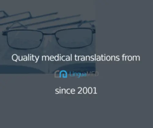 Linguamedtranslation.com(Professzionális és minőségi orvosi fordítás) Screenshot