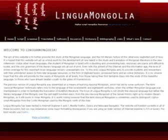 Linguamongolia.com(Lingua Mongolia) Screenshot