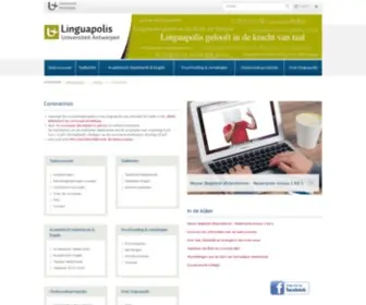 Linguapolis.be(Instituut voor Taal en Communicatie) Screenshot