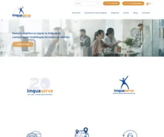 Linguaserve.com(Tu experiencia de comunicación multilingüe) Screenshot