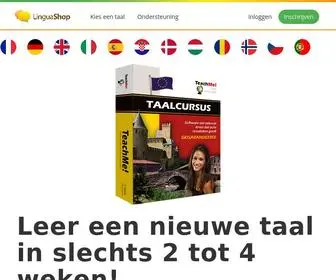 Linguashop.com(Leer een nieuwe taal in slechts 2 tot 4 weken) Screenshot