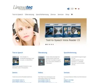 Linguatec.net(Linguatec Sprachtechnologien) Screenshot