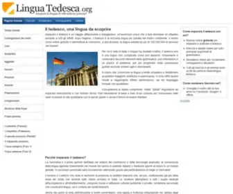 Linguatedesca.org(Lingua tedesca) Screenshot