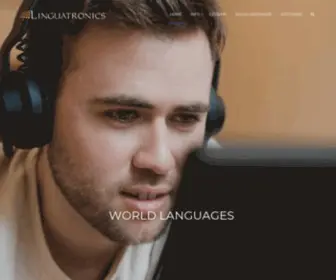 Linguatronics.com(Linguatronics Language Training Technologies) Screenshot