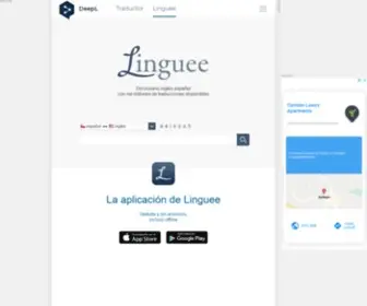Linguee.cl(Diccionario español) Screenshot