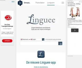 Linguee.nl(Engels woordenboek en zoek wereldwijd door een miljard vertalingen. Talen) Screenshot