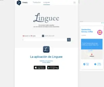 Linguee.pe(Diccionario español) Screenshot