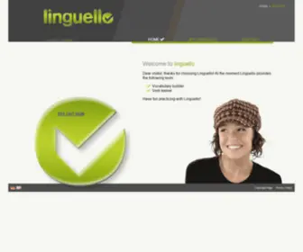 Linguello.com(Vokabeltrainer, Konjugationstrainer, Grammatiktrainer online und kostenlos für Englisch, Spanisch, Französisch, Italienisch, Portugiesisch) Screenshot