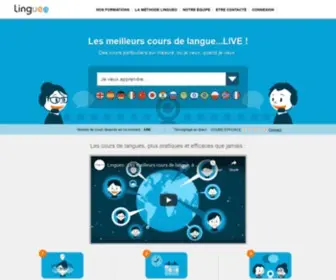 Lingueo.fr(Formations linguistiques pour professionnels) Screenshot