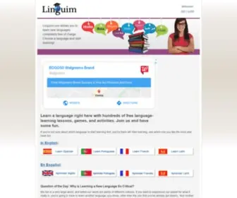 Linguim.com(Learn a New Language) Screenshot