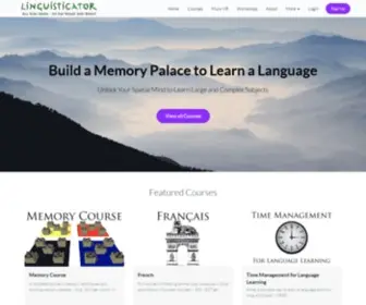 Linguisticator.com(Language Training for Language Users) Screenshot