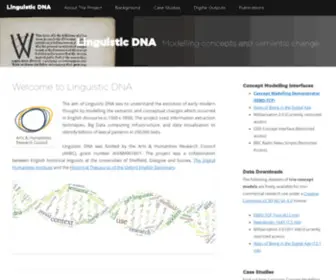 LinguistiCDNa.org(Linguistic DNA) Screenshot