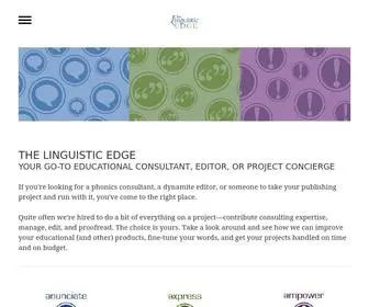 Linguisticedge.com(The Linguistic Edge) Screenshot