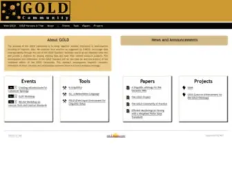 Linguistics-Ontology.org(GOLD Community) Screenshot