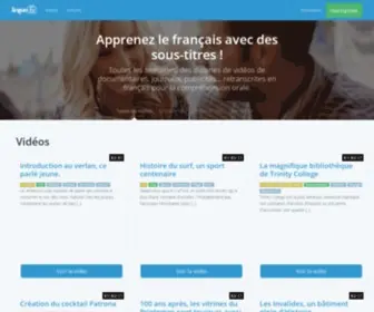 Linguo.tv(Apprendre le français avec des sous) Screenshot