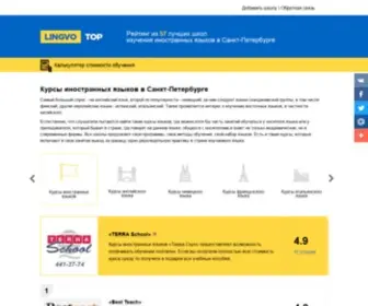 LingVotop.ru(Рейтинг школ иностранных языков в Санкт) Screenshot