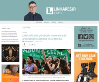 Linharesjr.com(Fatos, opiniões e busca pela verdade) Screenshot