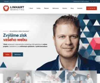 Linhartmarketing.cz(⬆️ Zvýšíme zisk vašeho webu) Screenshot