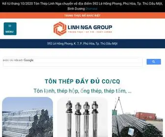 Linhngagroup.com(Tôn Lạnh) Screenshot