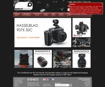 Linhofstudio.com(Lee Filters & Large Format Cameras) Screenshot