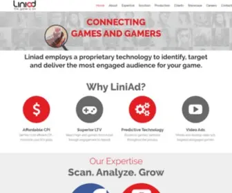 Liniad.com(Connecting Games and Gamers) Screenshot