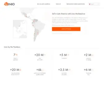 Liniopay.com(Sell in Latin America with Linio Marketplace) Screenshot