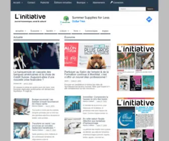 Linitiative.ca(L'initiative) Screenshot