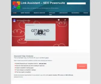 Link-Assistant.co.uk(SEO Powersuite tools that get you where your website needs to be) Screenshot