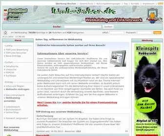 Link-Joker.de(Willkommen bei Webkatalog) Screenshot