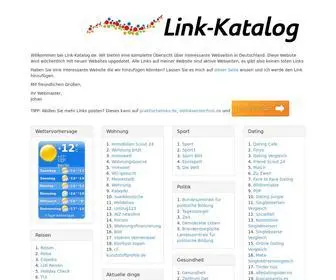 Link-Katalog.de(Ihren Link KOSTENLOS hinzuf) Screenshot