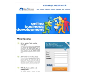 Link2Hosting.com(Web Hosting) Screenshot