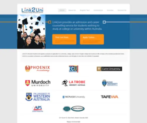 Link2Uni.com(Link2Uni) Screenshot